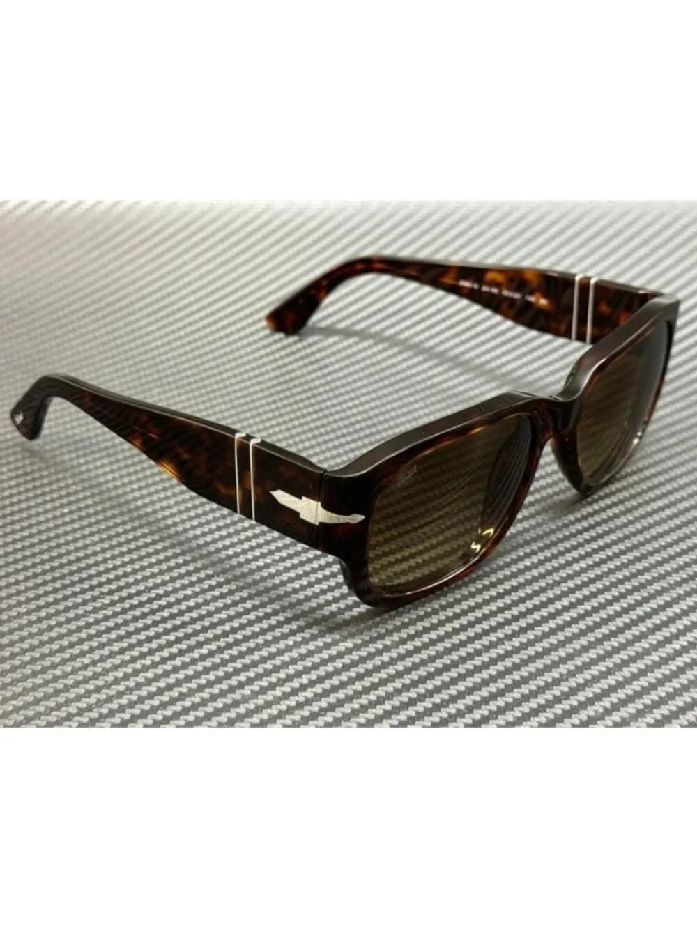 New Persol Men Havana Sunglasses 55-20-145